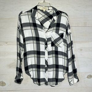 Cloth & stone plaid shirt